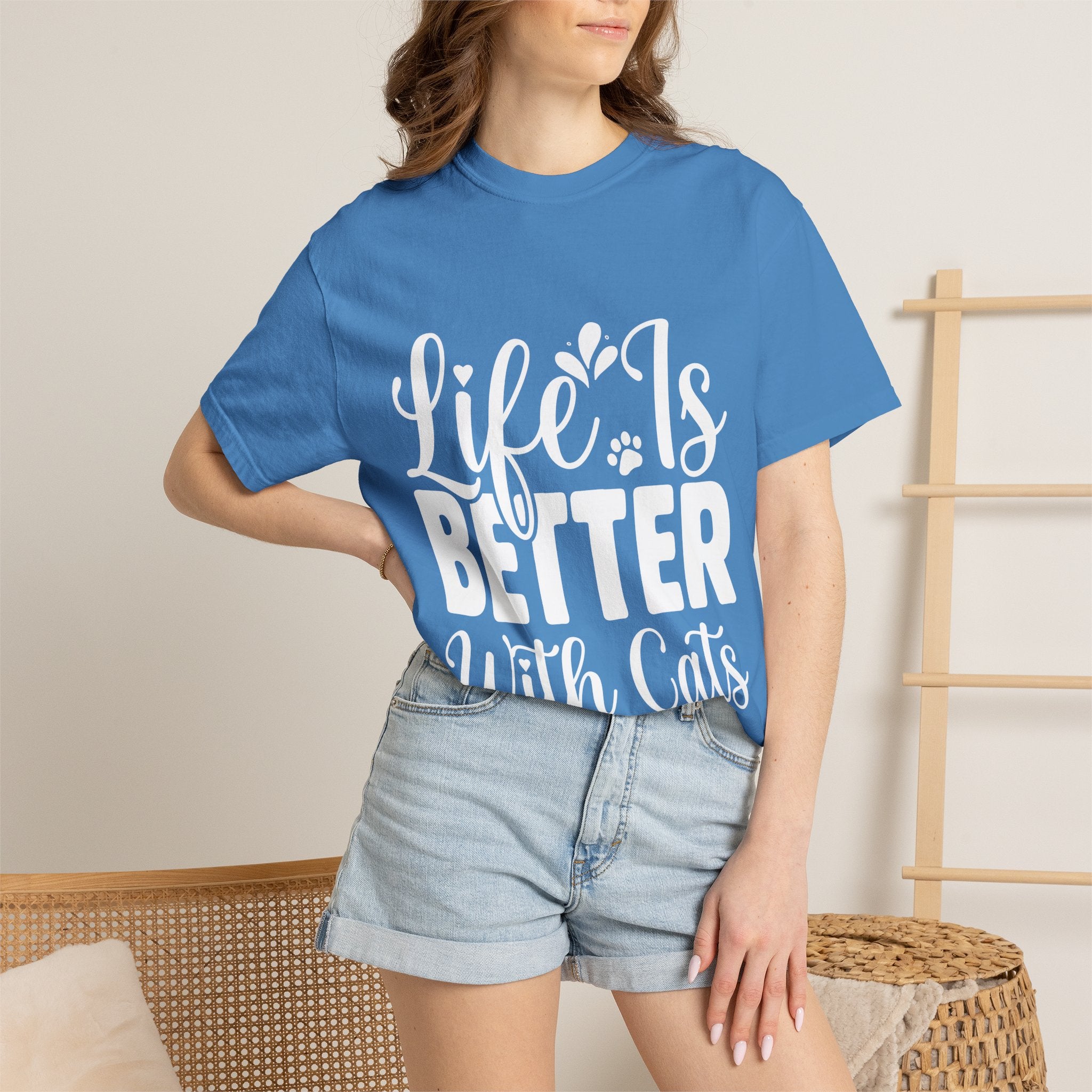 life is better with cats T-shirt
