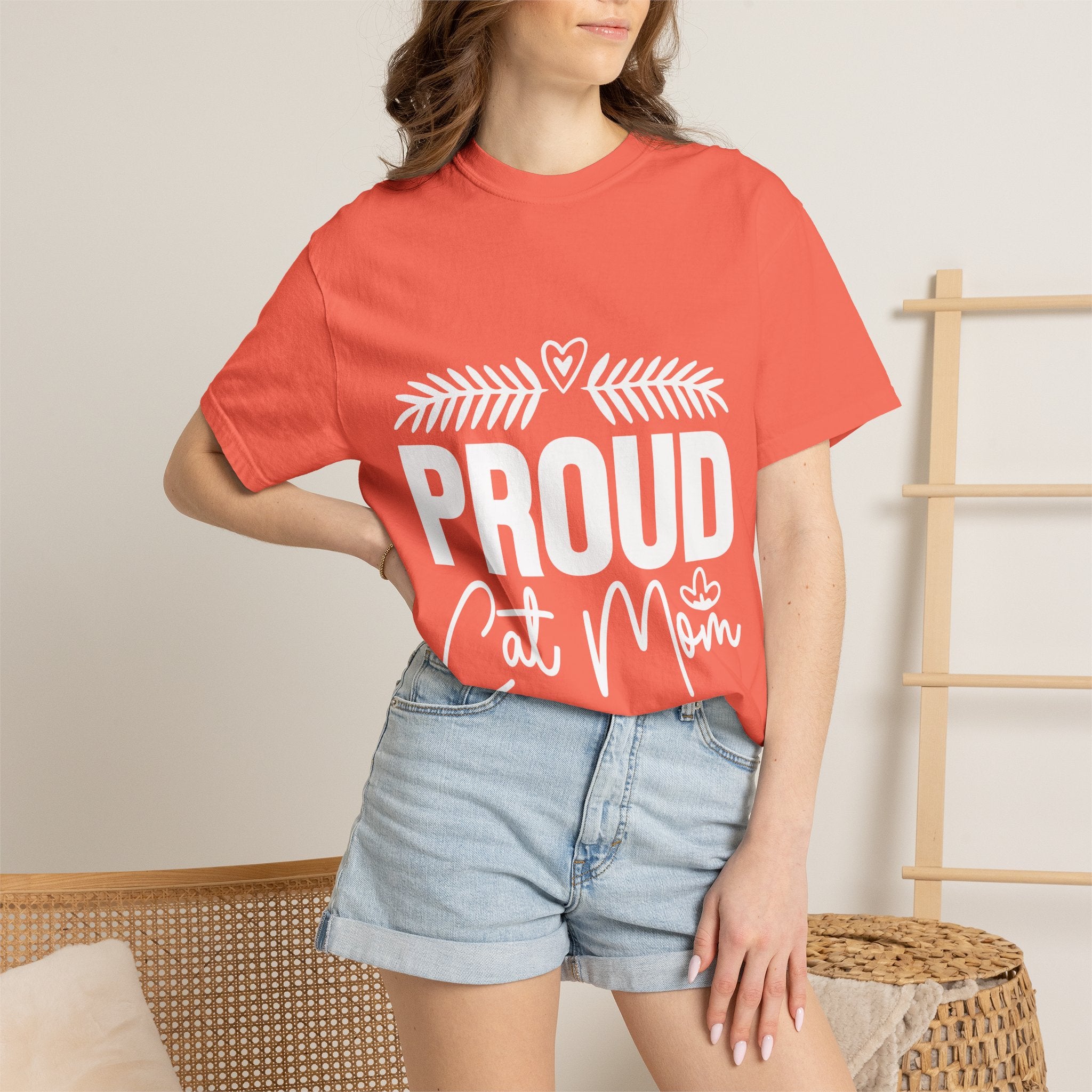 proud cat mom T-shirt