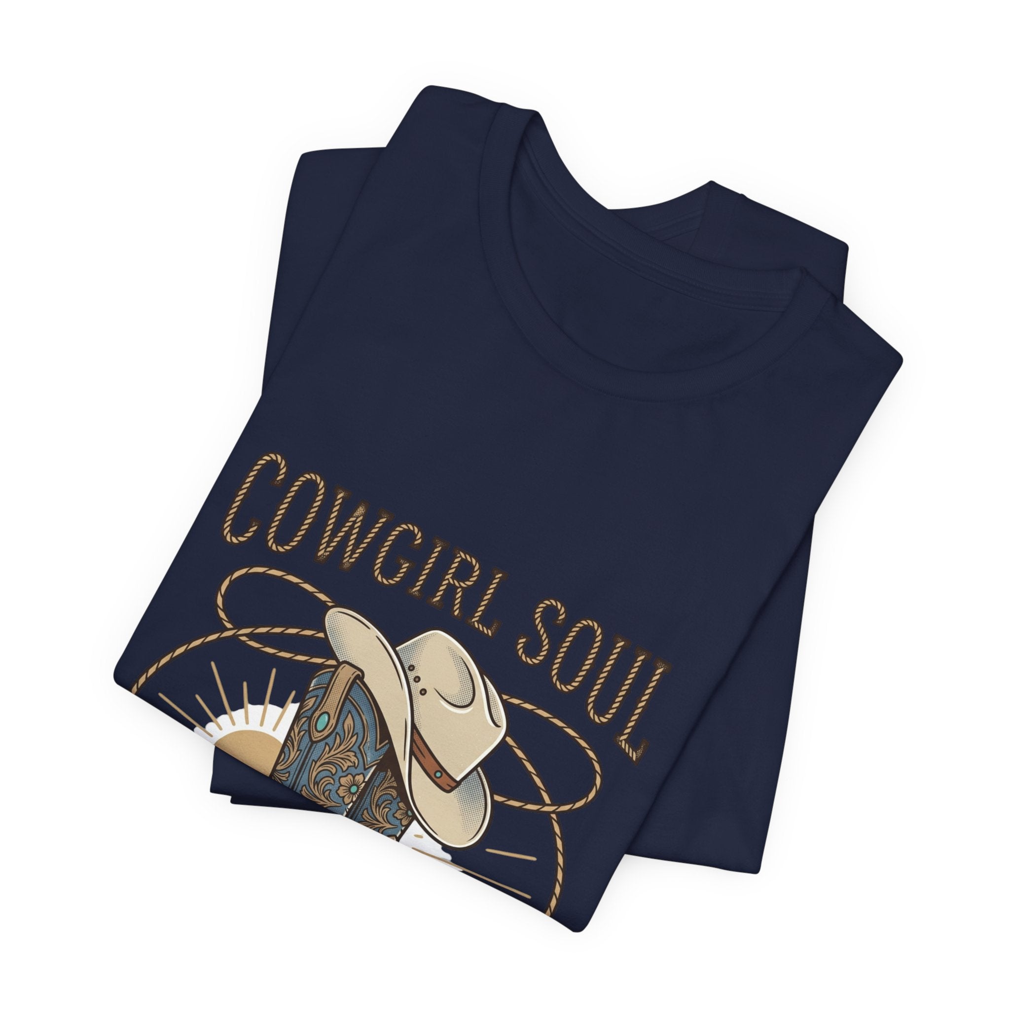 Cowgirl Soul Tee | western ranch rustic prairie, vintage rodeo country
