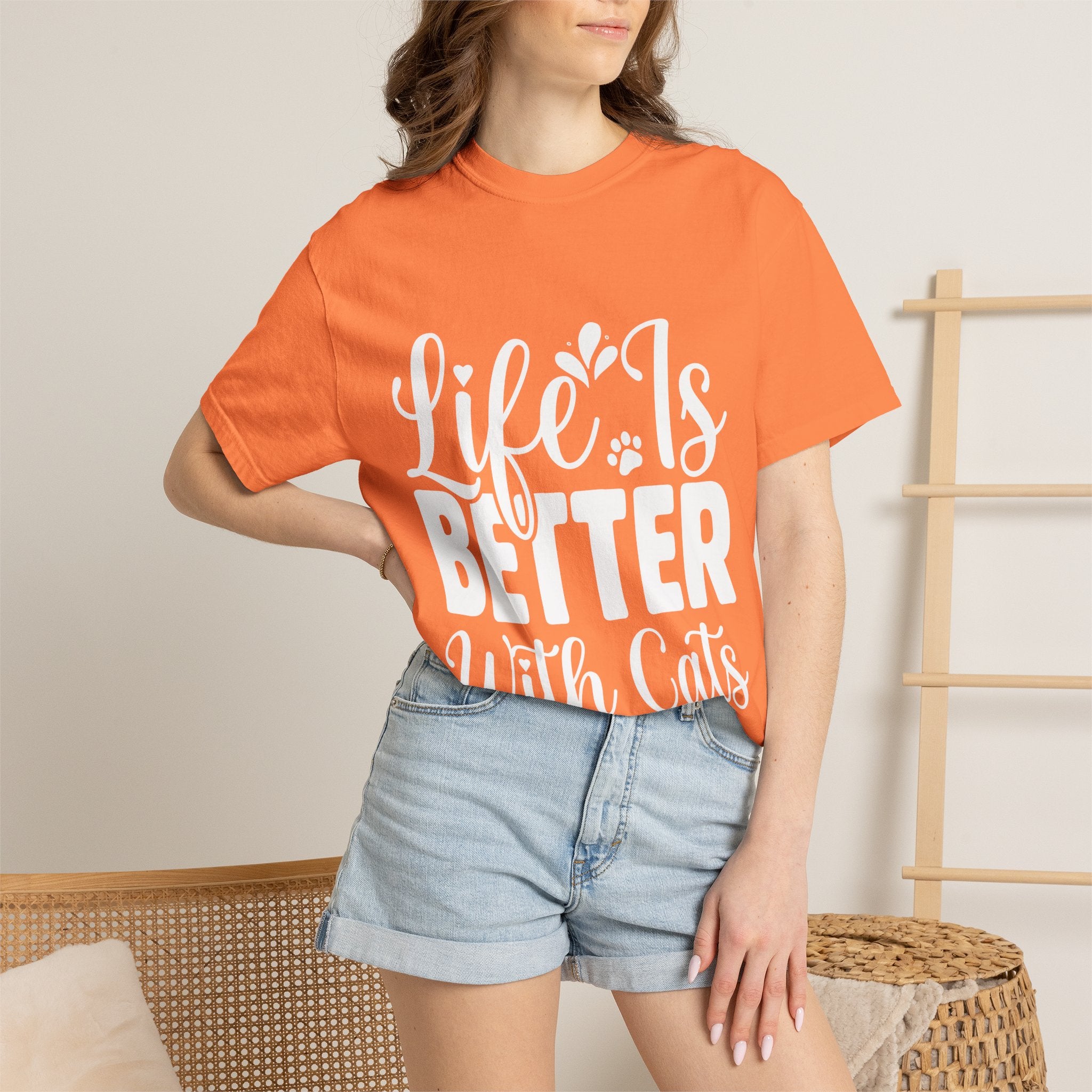 life is better with cats T-shirt