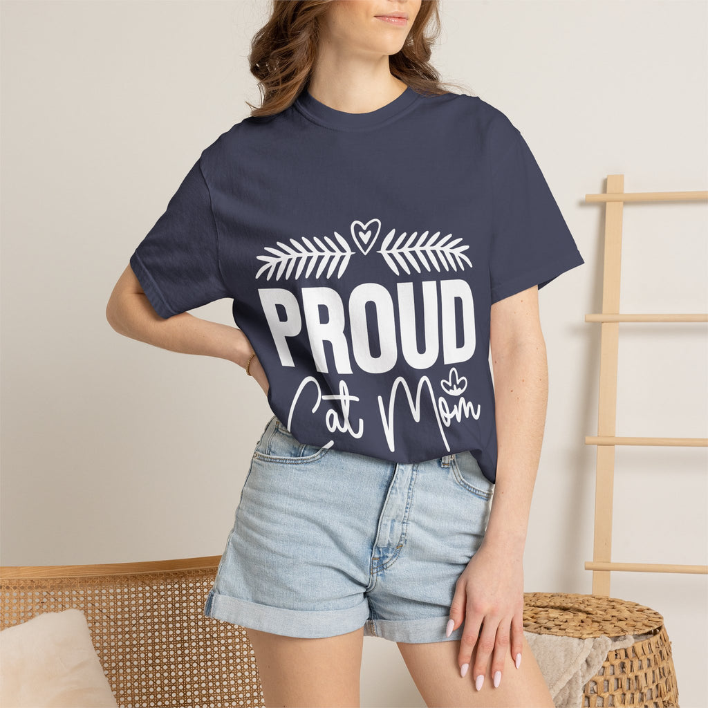 proud cat mom T-shirt