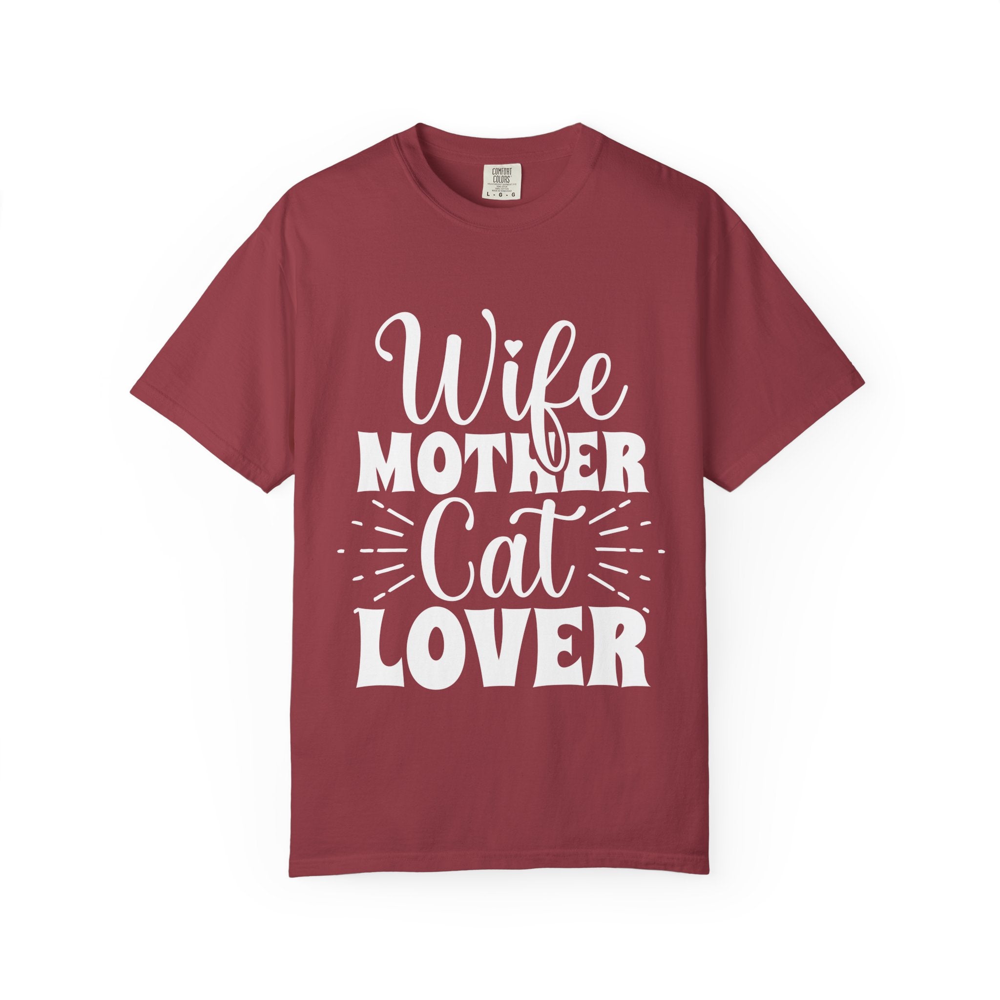 wife mother cat lover T-shirt