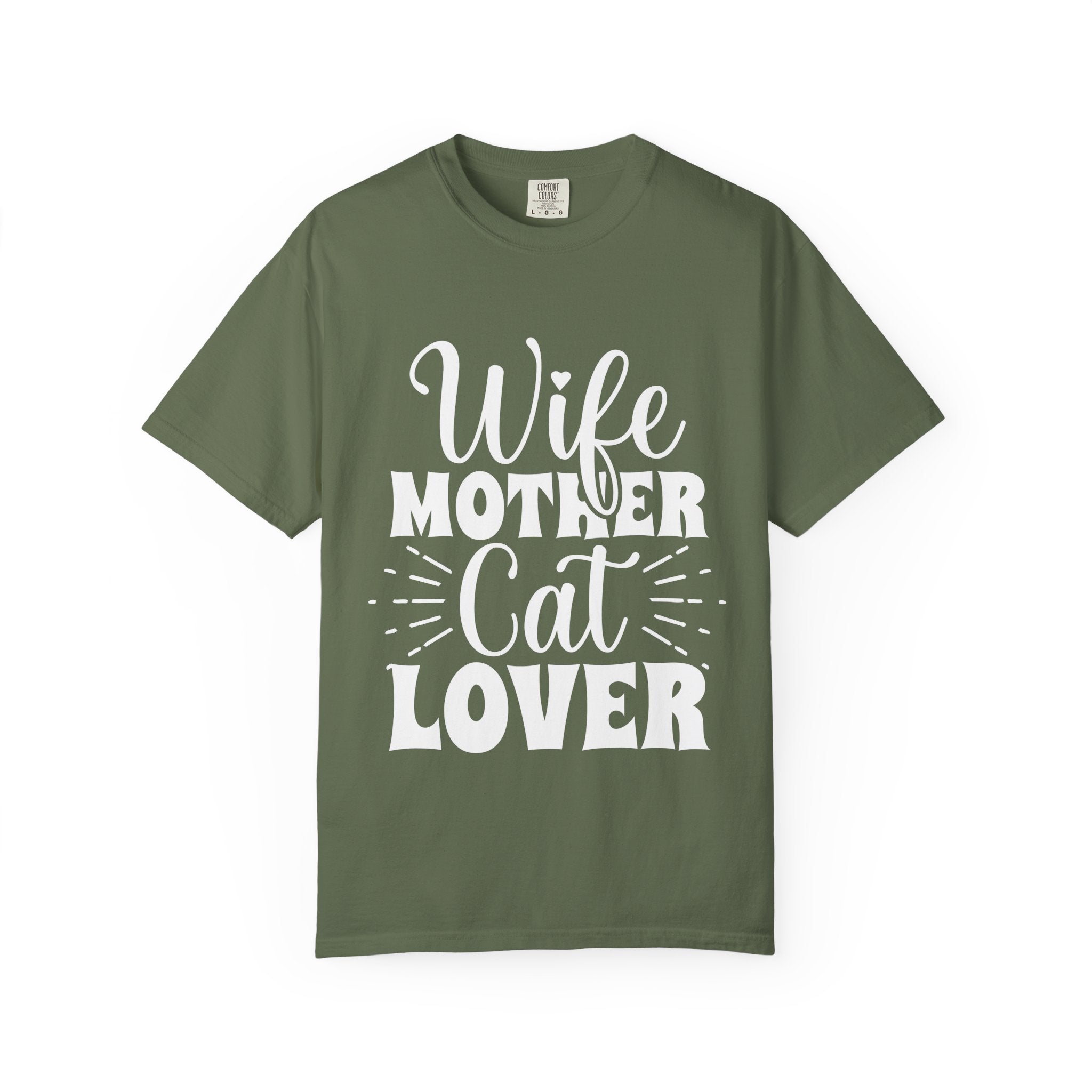 wife mother cat lover T-shirt