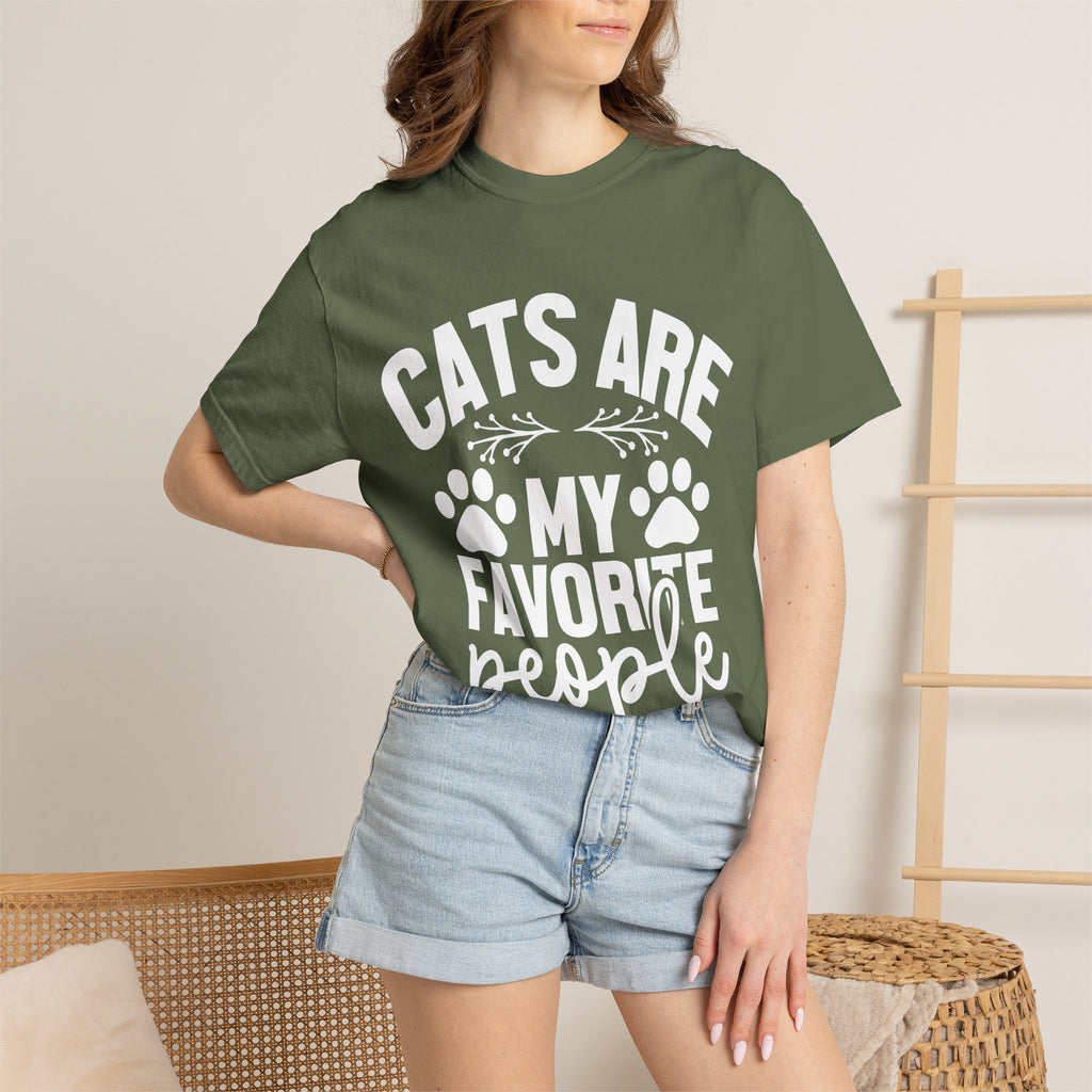 cats are my favorite people T-shirt