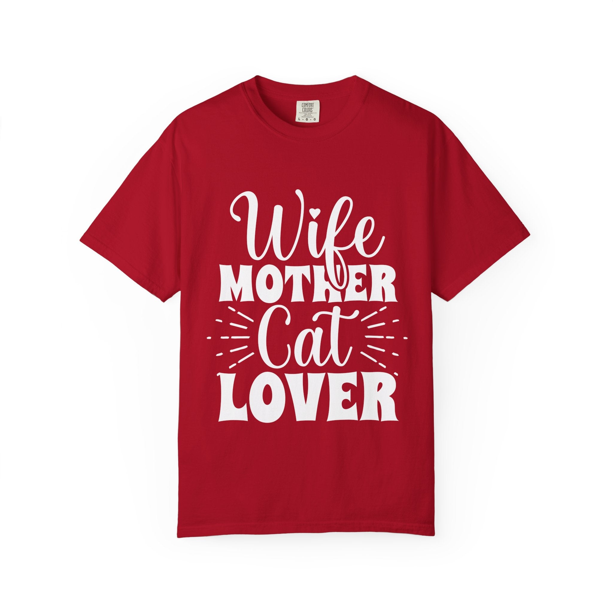 wife mother cat lover T-shirt