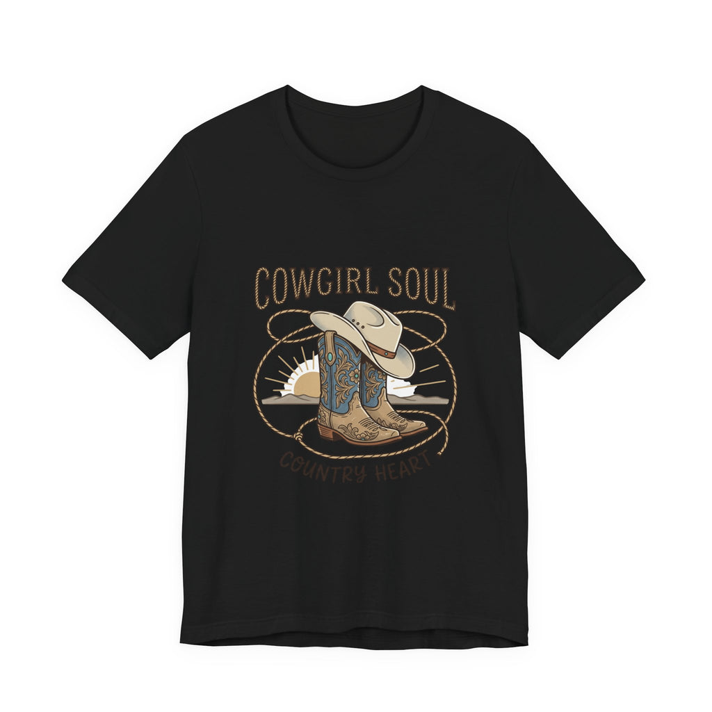 Cowgirl Soul Tee | western ranch rustic prairie, vintage rodeo country