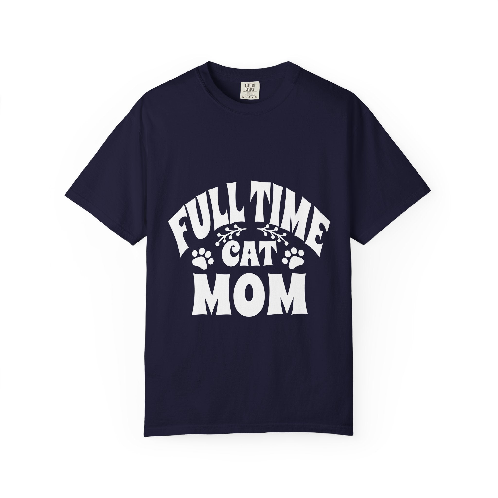 full time cat mom T-shirt