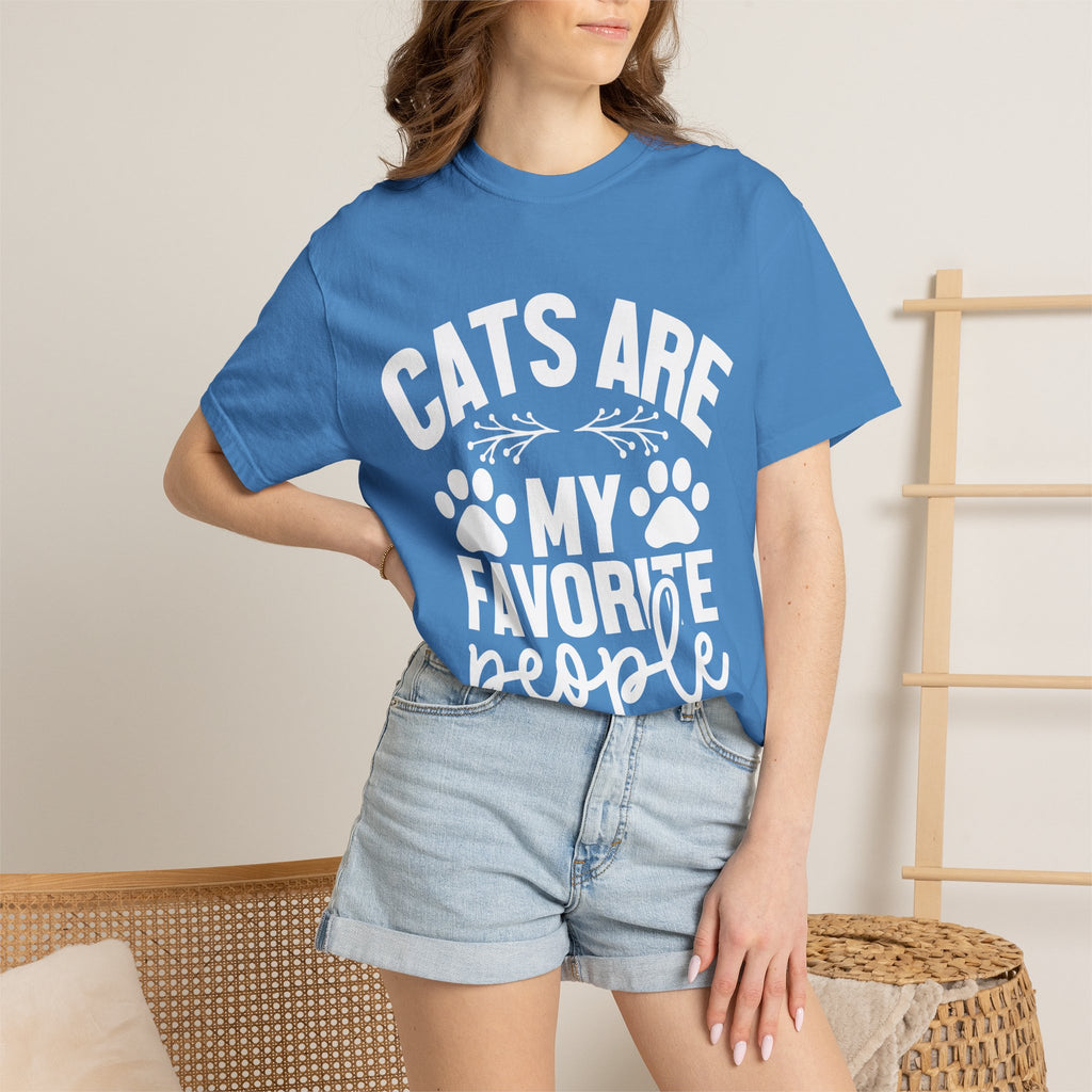 cats are my favorite people T-shirt