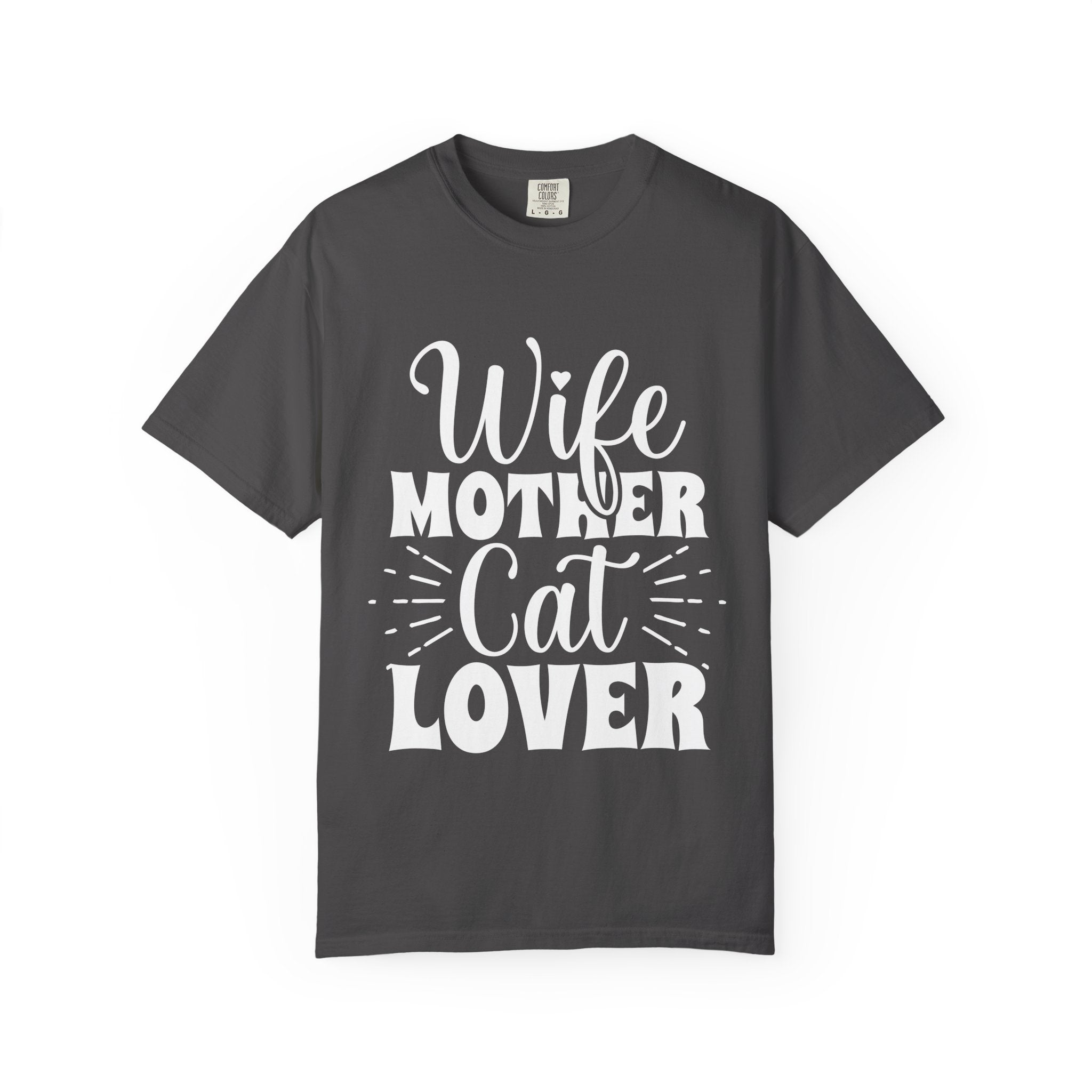 wife mother cat lover T-shirt