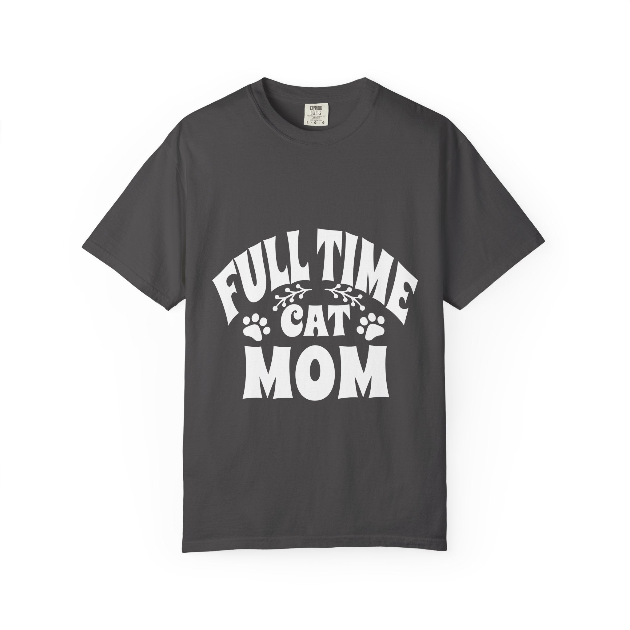 full time cat mom T-shirt