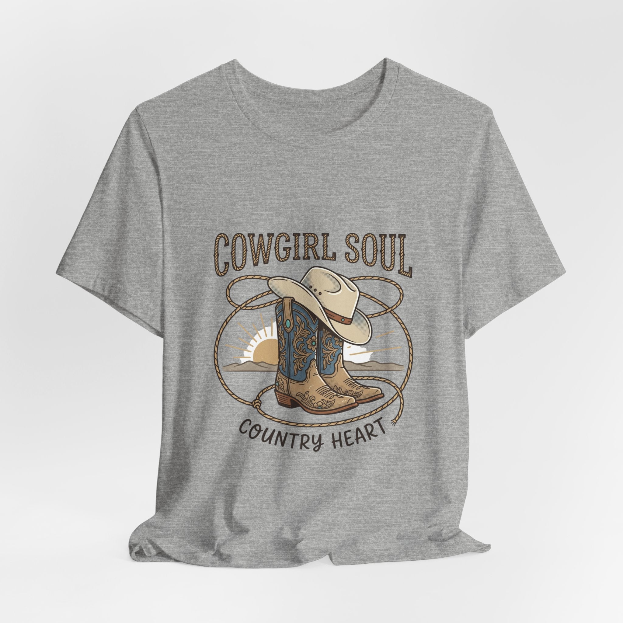 Cowgirl Soul Tee | western ranch rustic prairie, vintage rodeo country