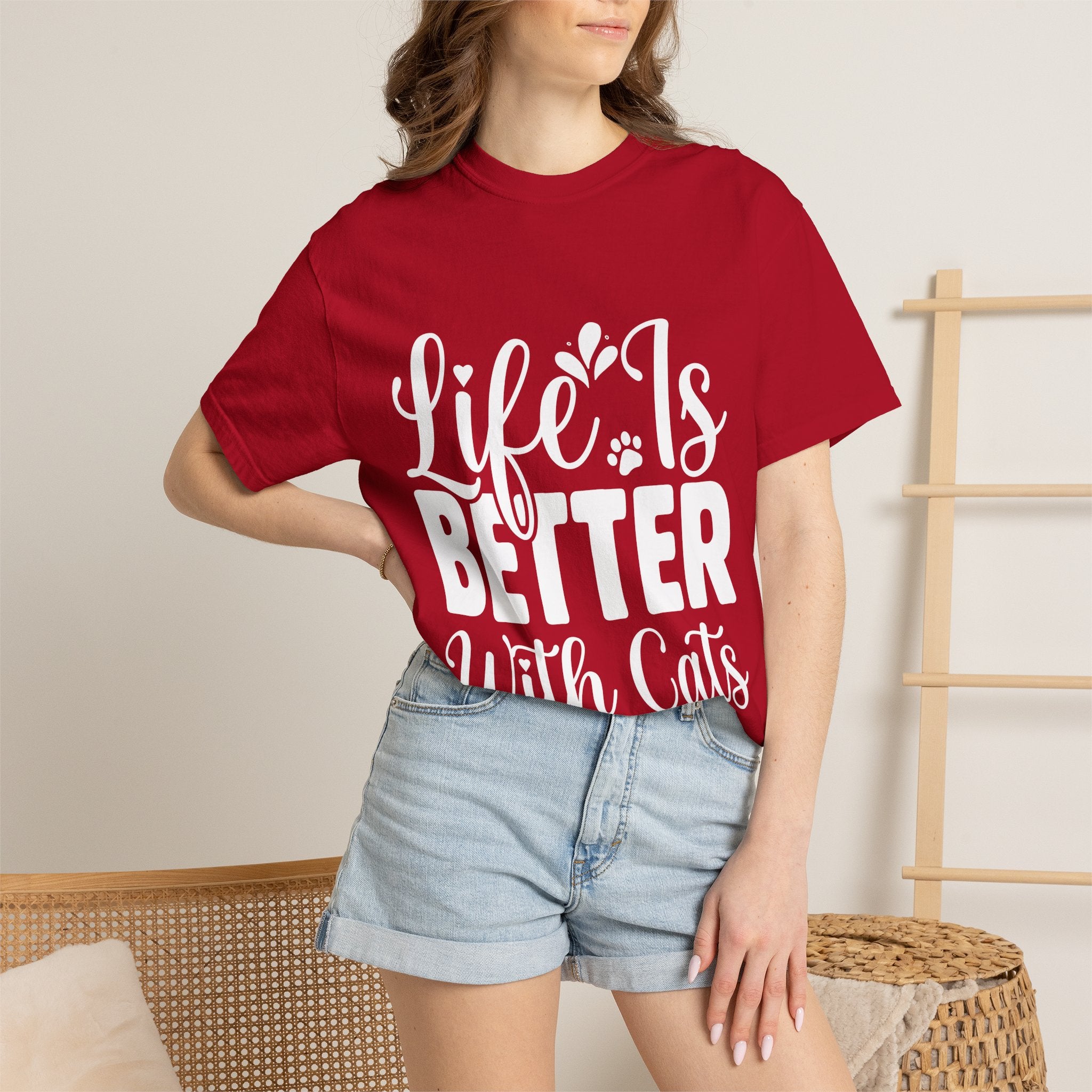 life is better with cats T-shirt
