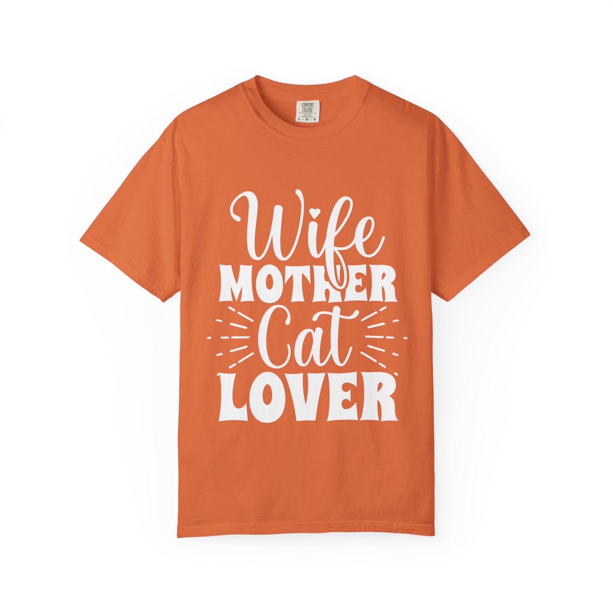 wife mother cat lover T-shirt