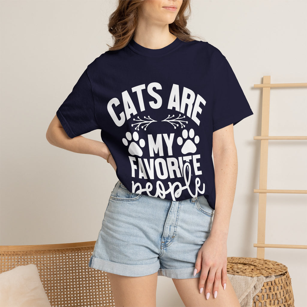 cats are my favorite people T-shirt