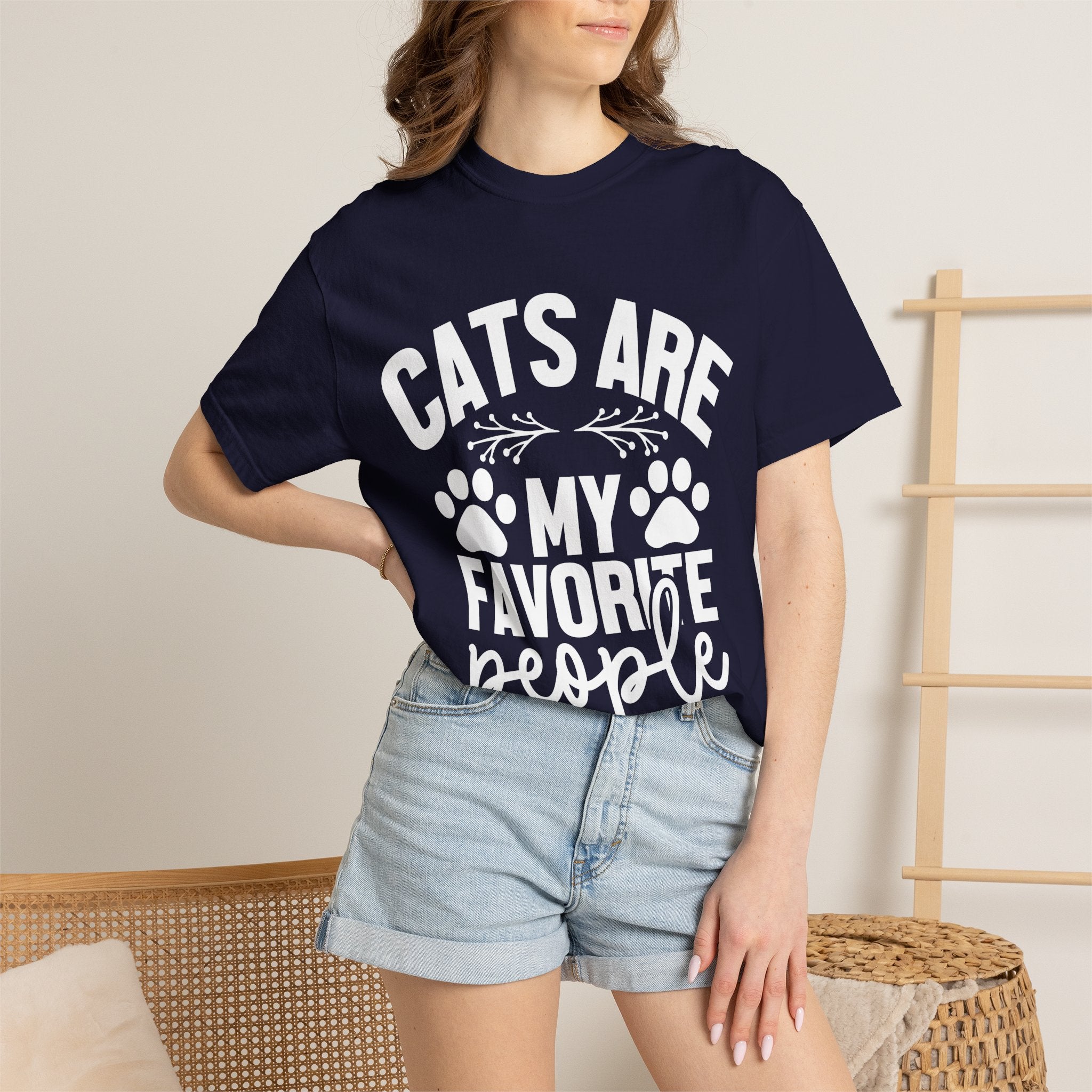 cats are my favorite people T-shirt