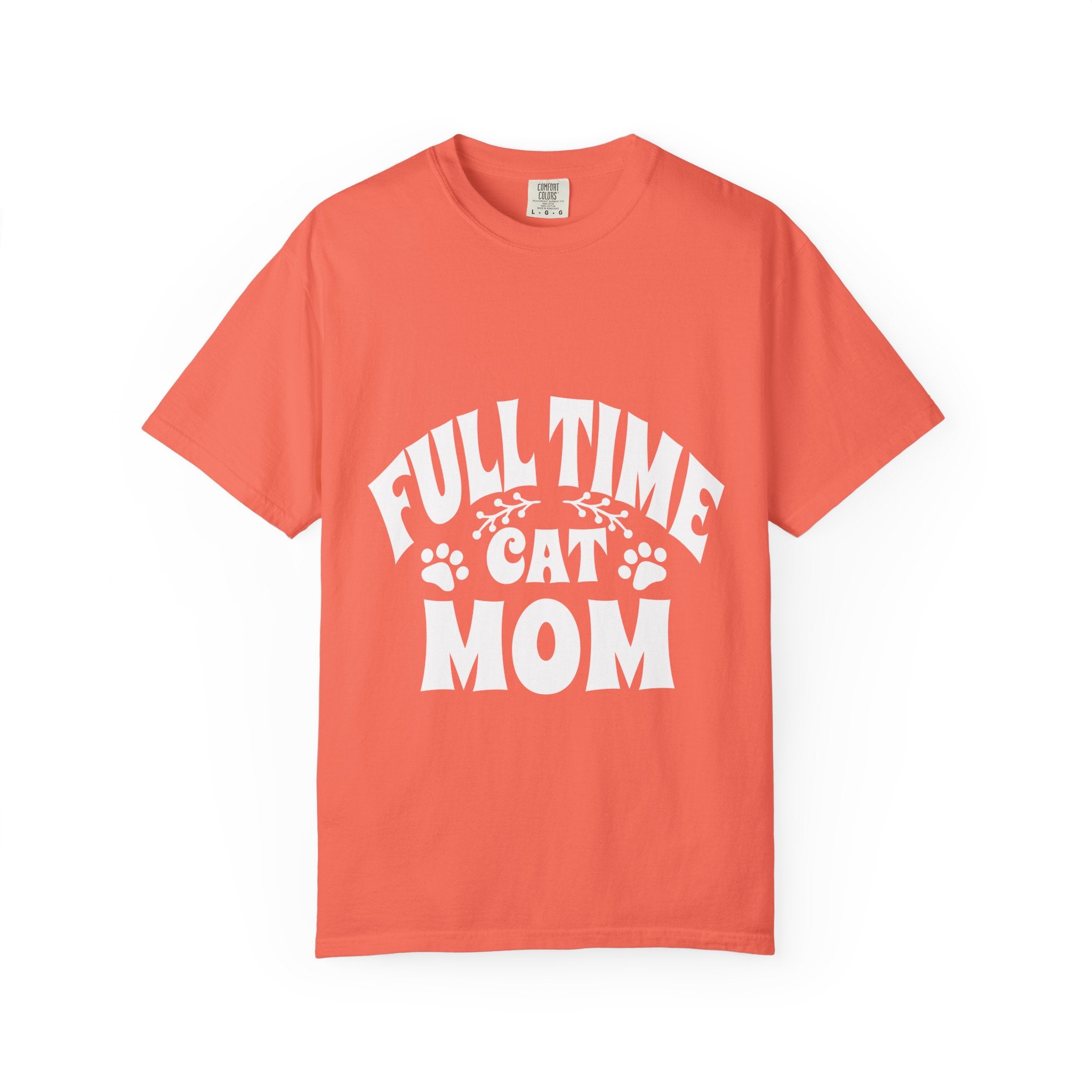 full time cat mom T-shirt
