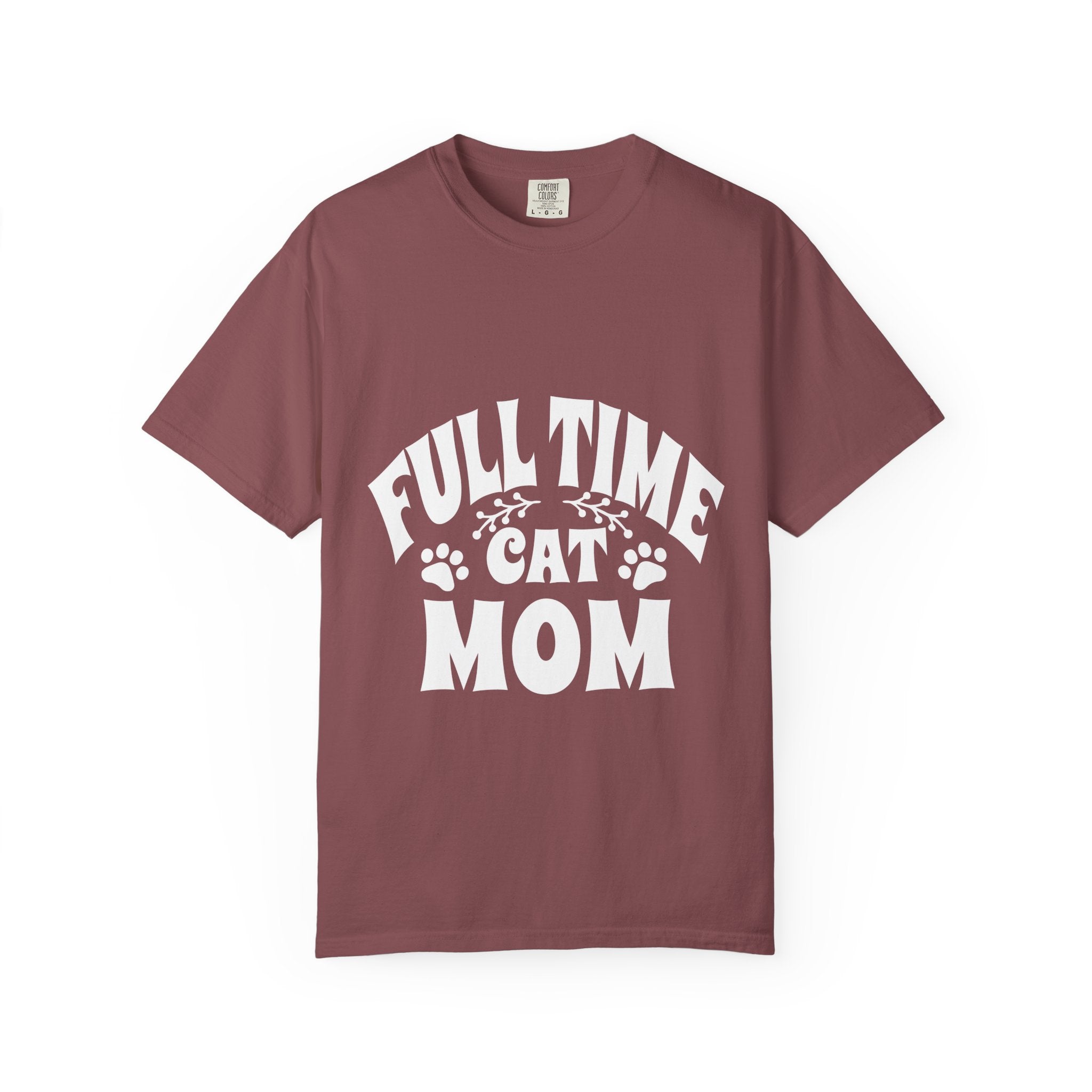 full time cat mom T-shirt