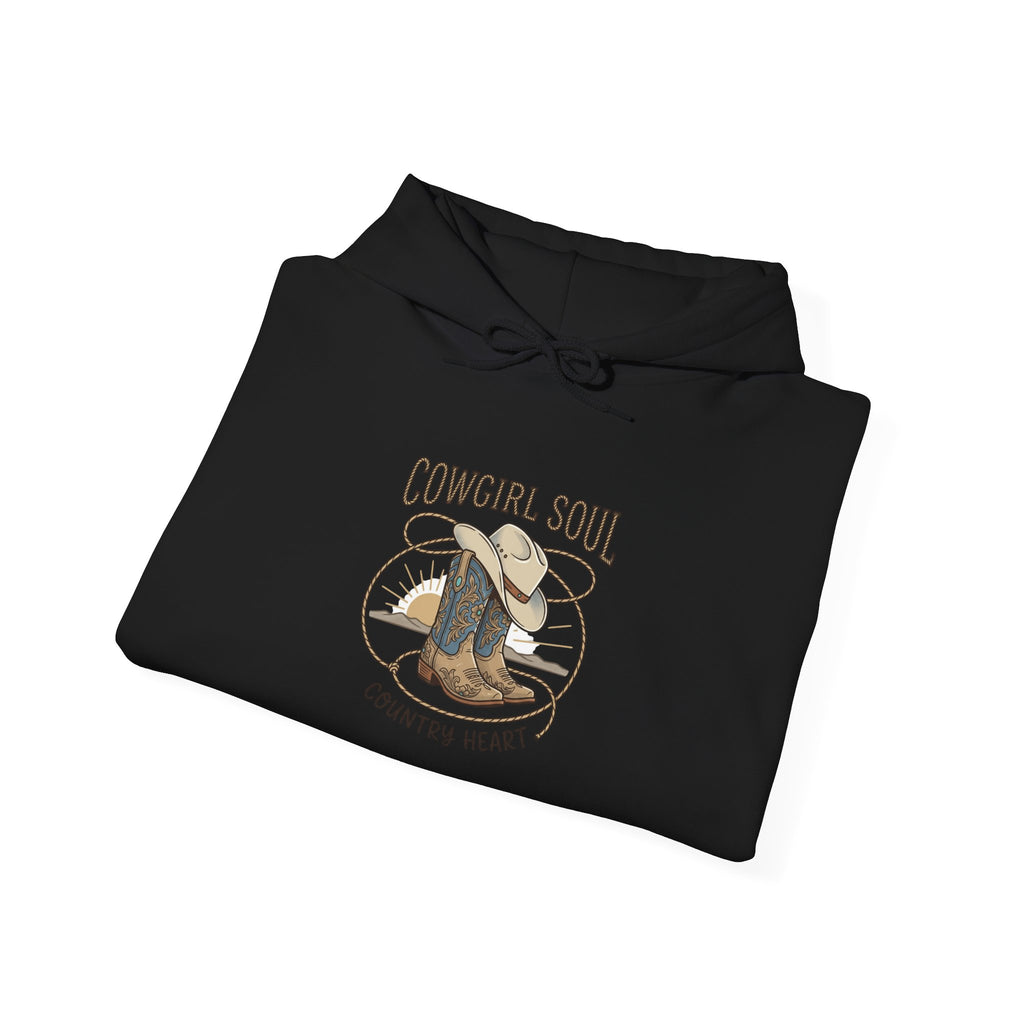 Cowgirl Soul Hoodie | western ranch rustic prairie, vintage rodeo