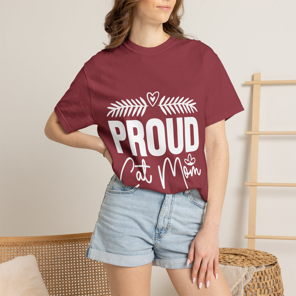 proud cat mom T-shirt