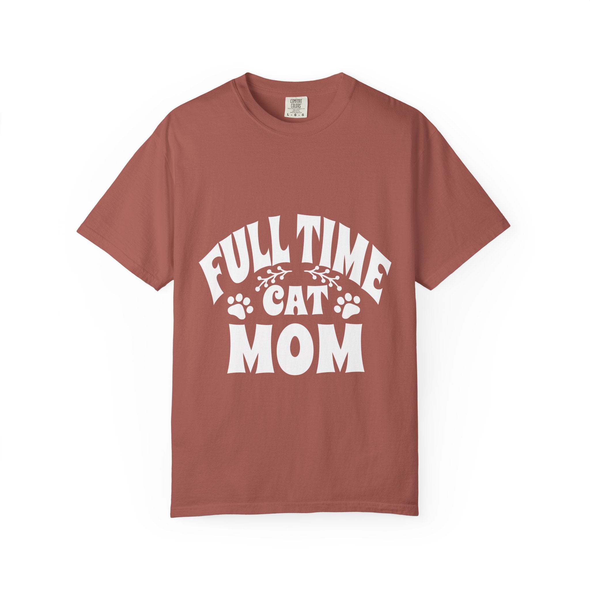 full time cat mom T-shirt