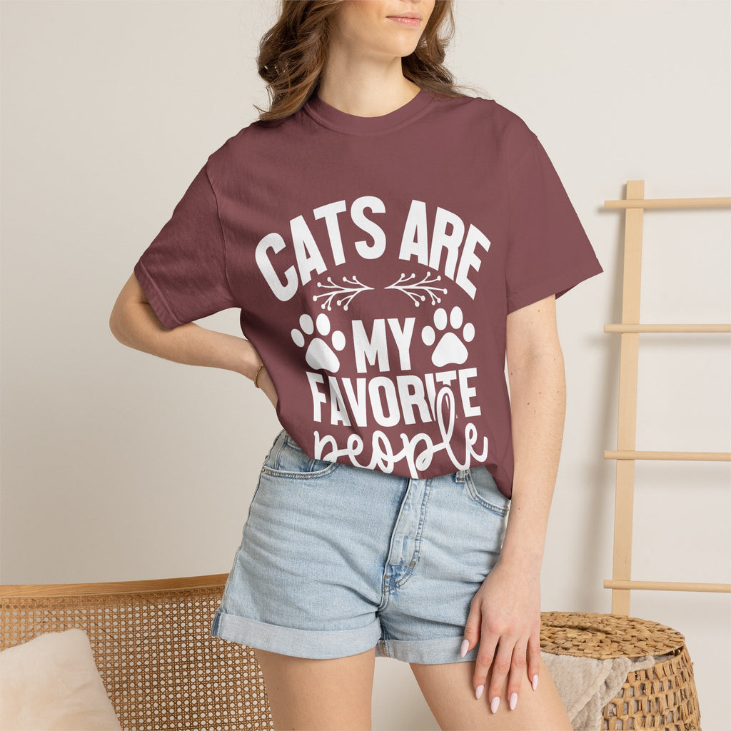 cats are my favorite people T-shirt
