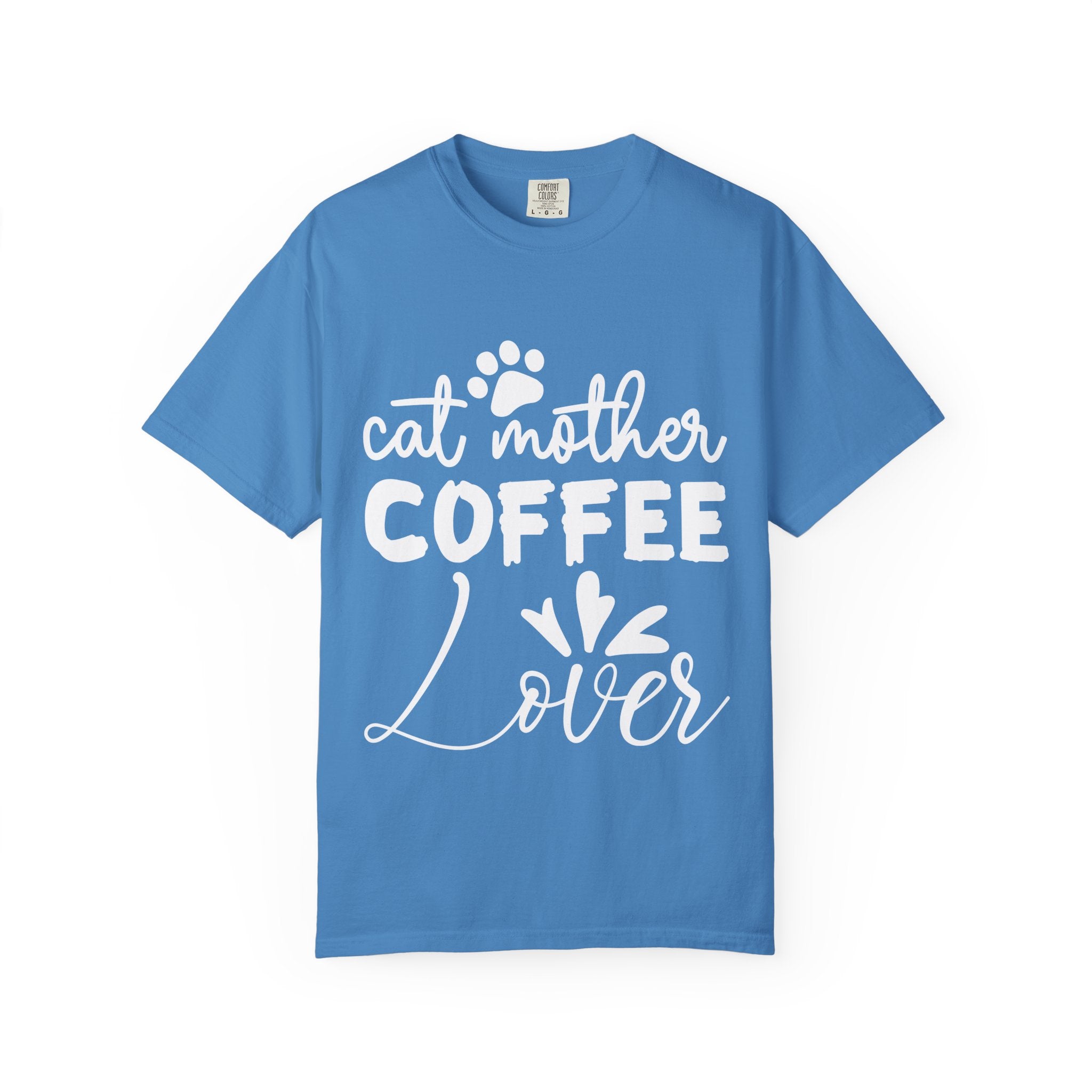 cat mother coffee lover T-shirt