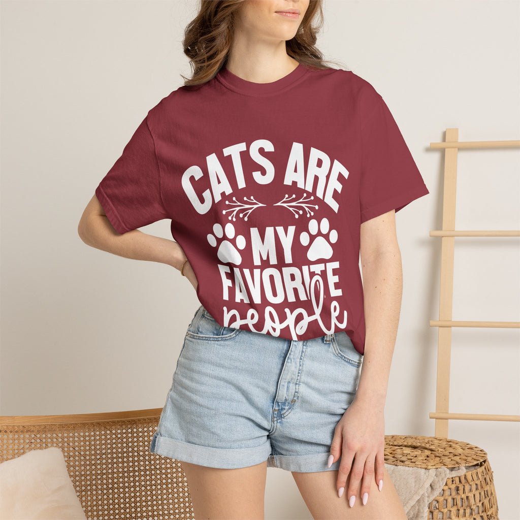 cats are my favorite people T-shirt