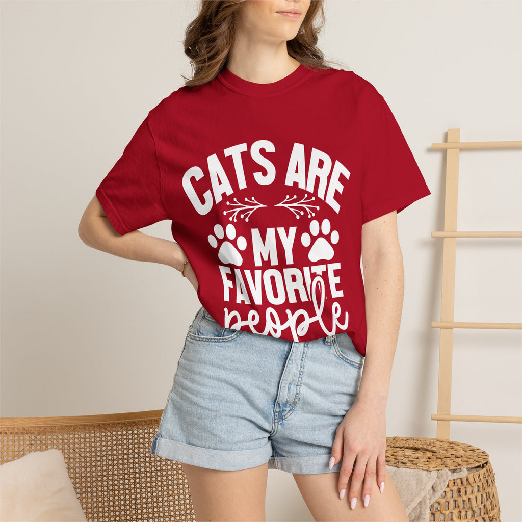 cats are my favorite people T-shirt