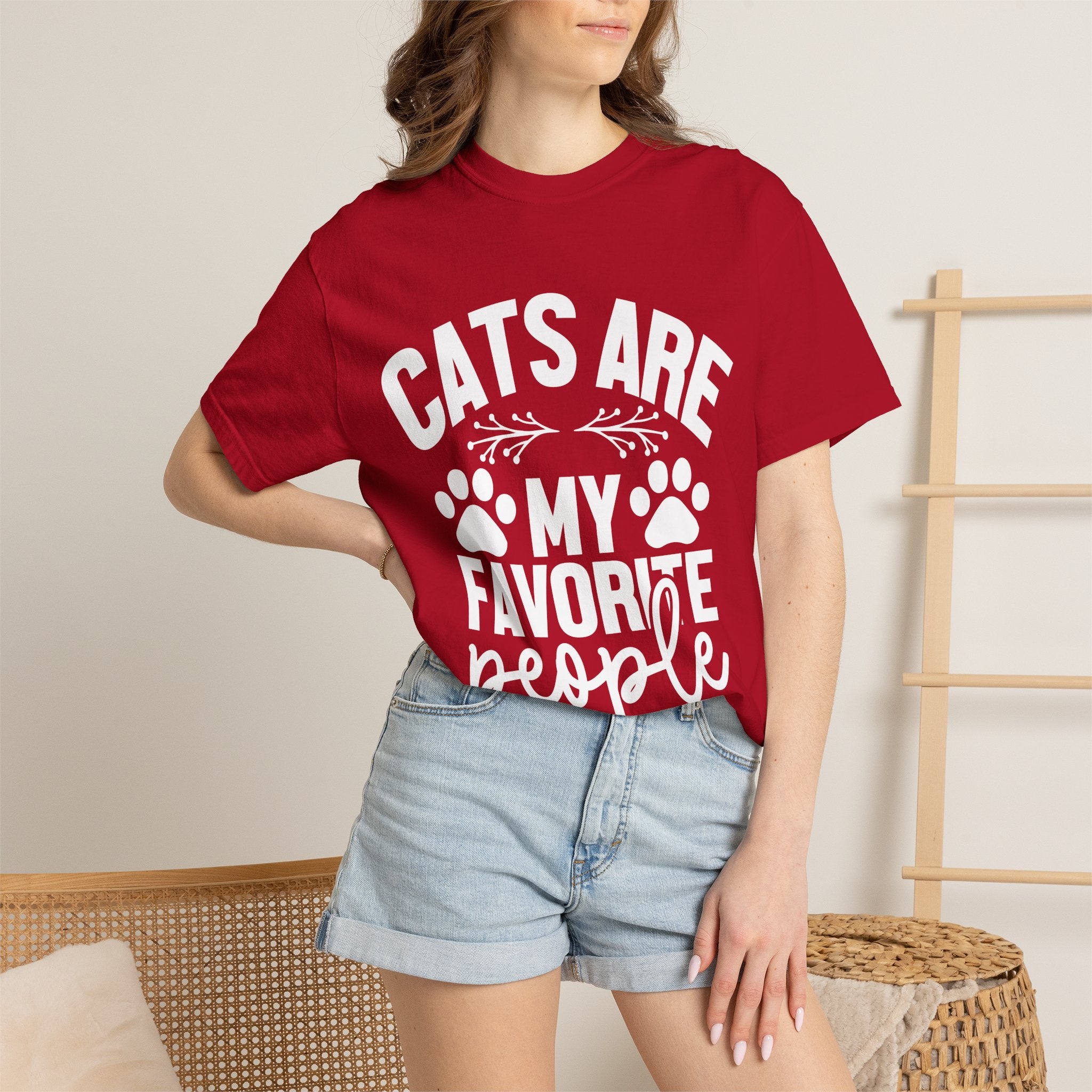 cats are my favorite people T-shirt