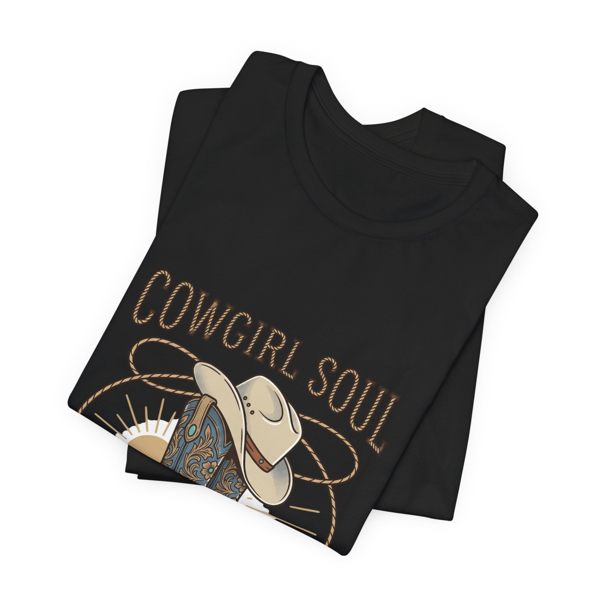 Cowgirl Soul Tee | western ranch rustic prairie, vintage rodeo country