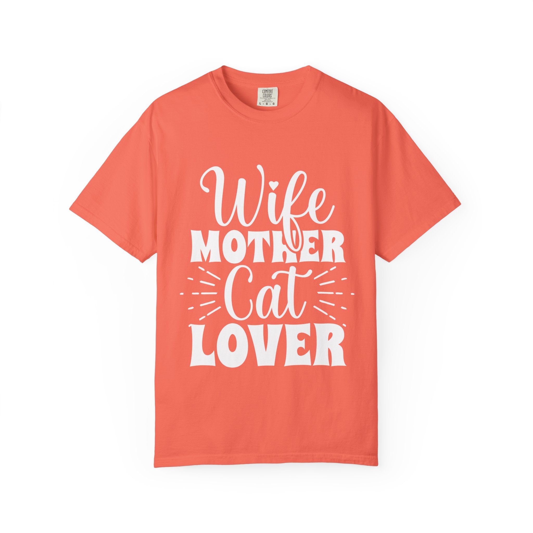 wife mother cat lover T-shirt