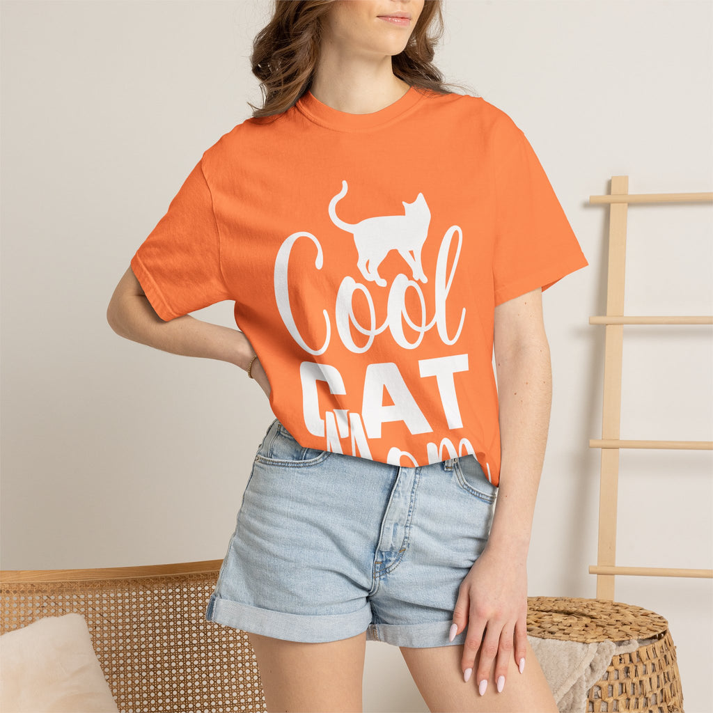 cool cat mom T-shirt