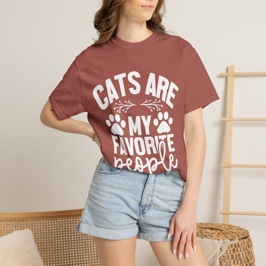 cats are my favorite people T-shirt