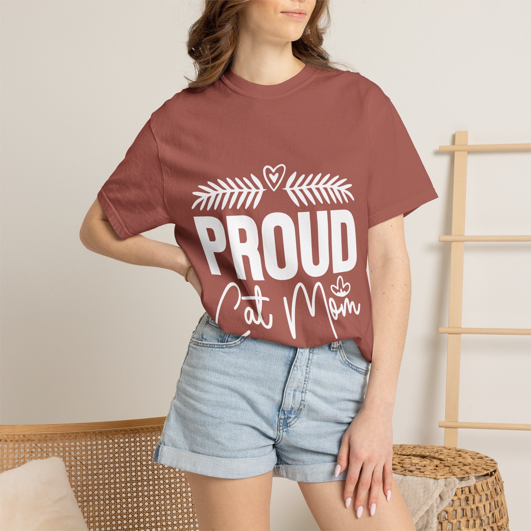proud cat mom T-shirt