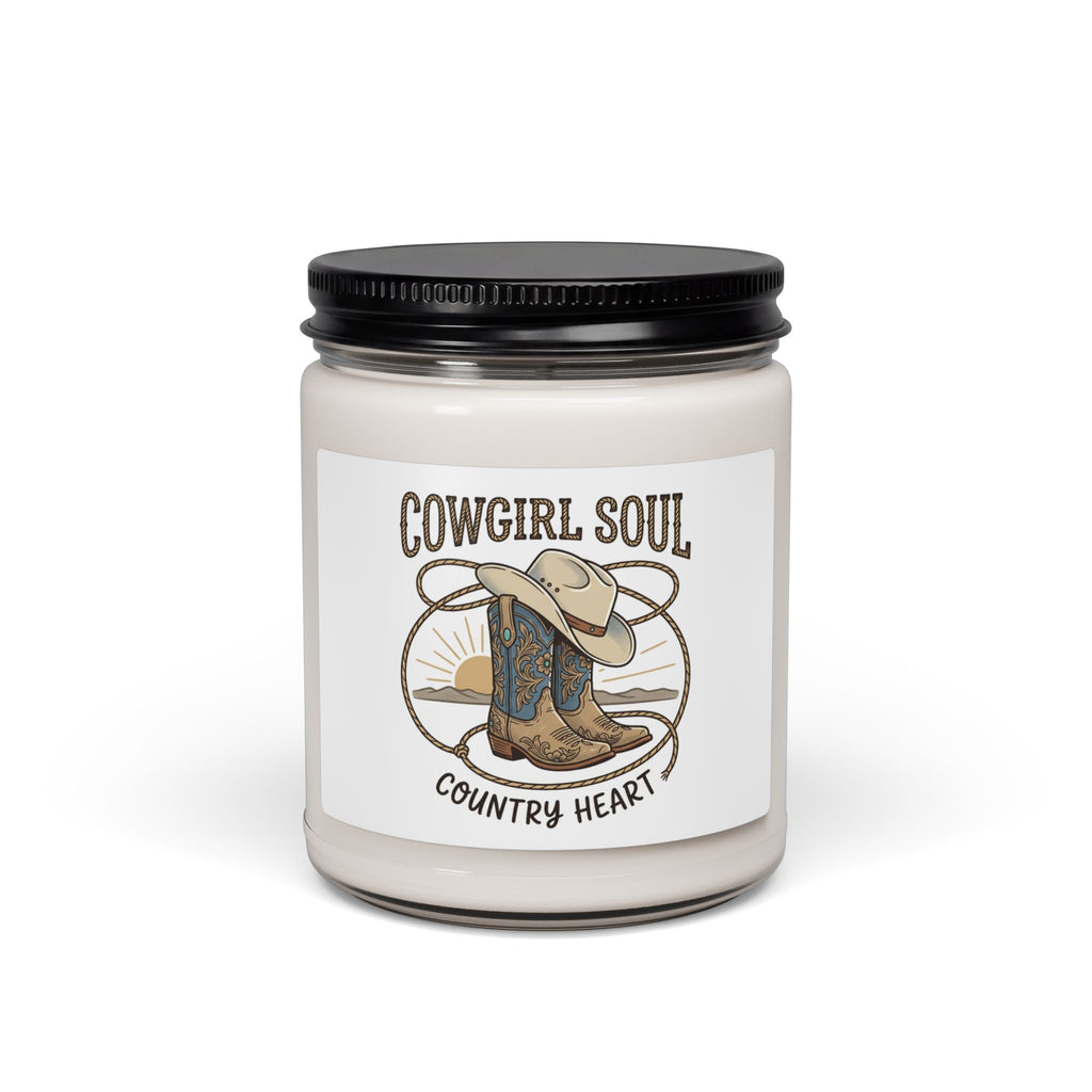Cowgirl Soul Soy Candle, Rustic Western Prairie, Rodeo Ranch Vibes