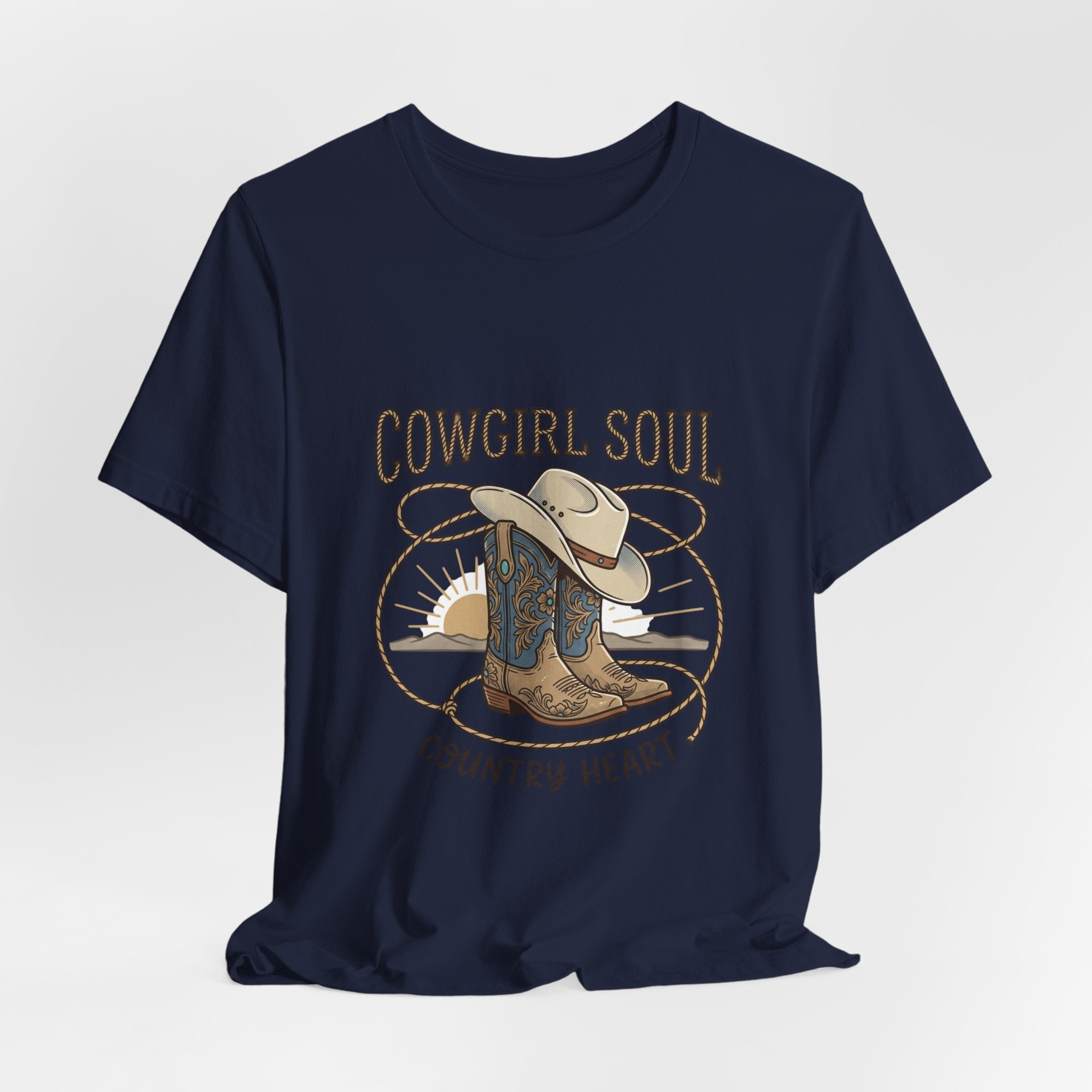 Cowgirl Soul Tee | western ranch rustic prairie, vintage rodeo country
