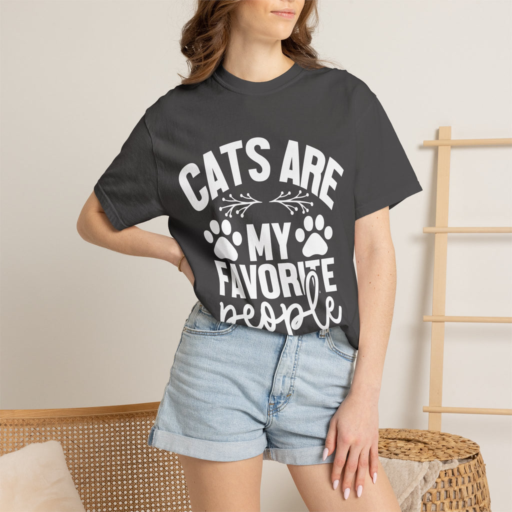 cats are my favorite people T-shirt