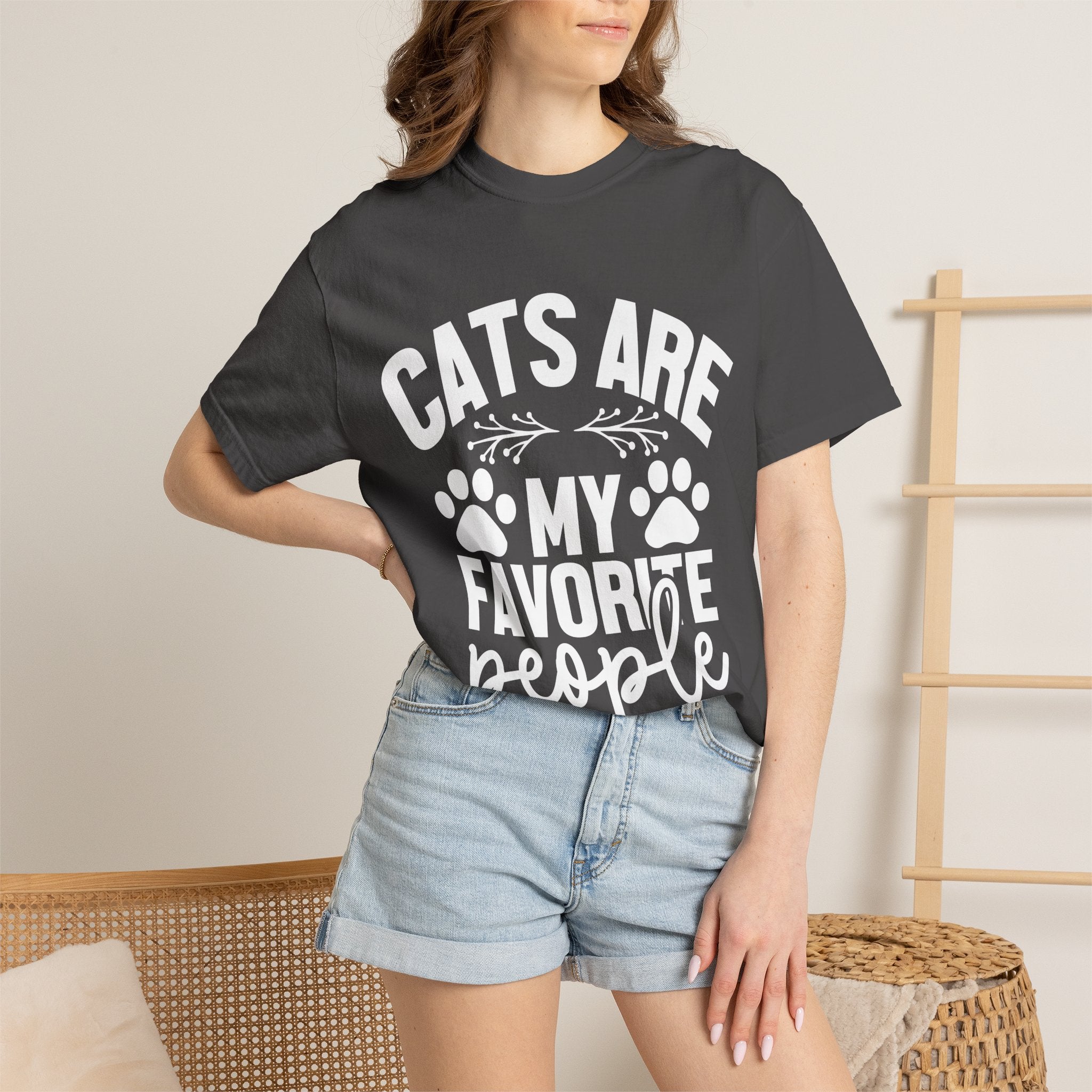 cats are my favorite people T-shirt