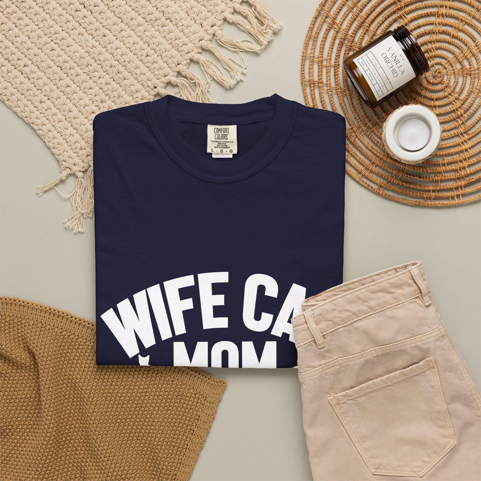 Copy of wife cat mom social worker T-shirt