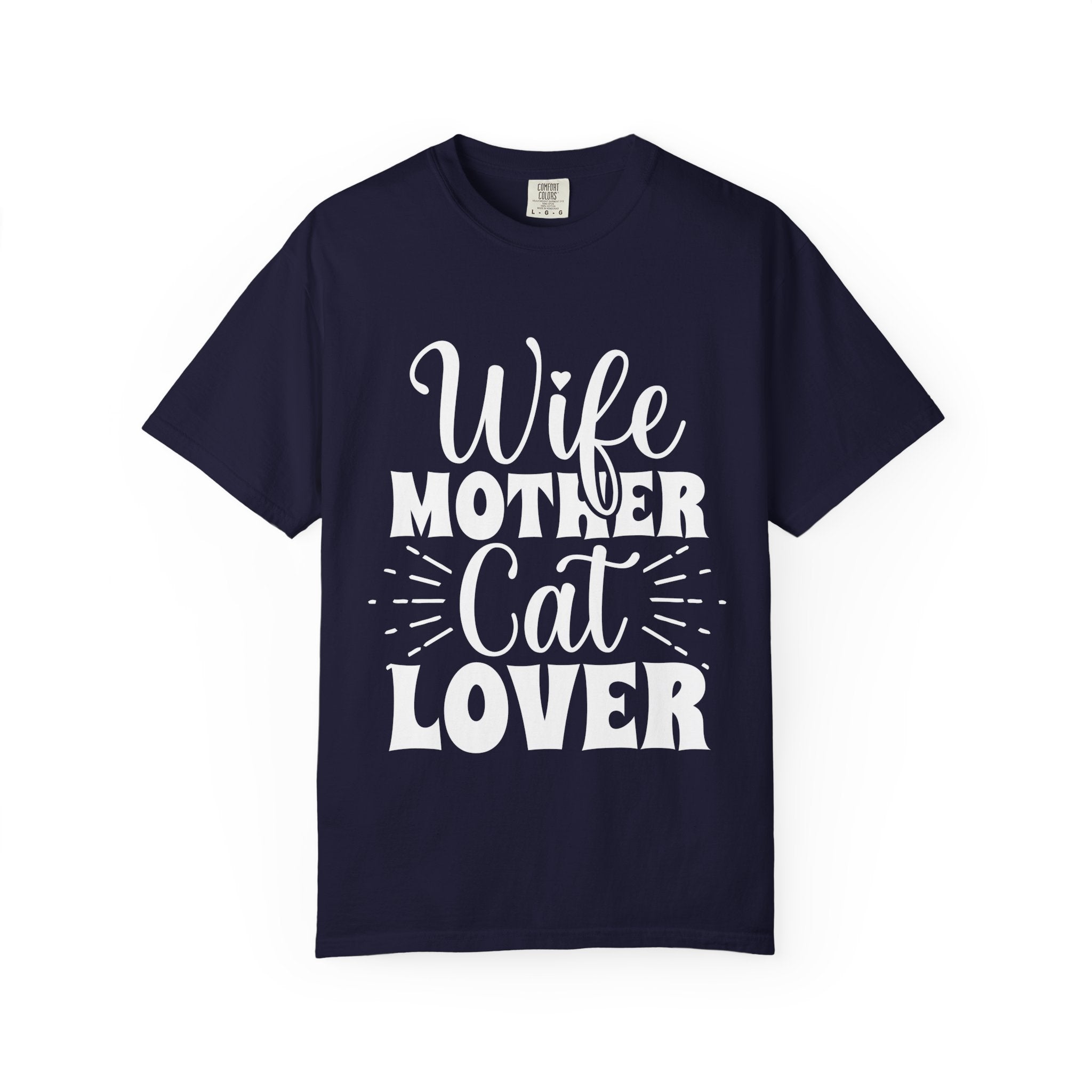 wife mother cat lover T-shirt