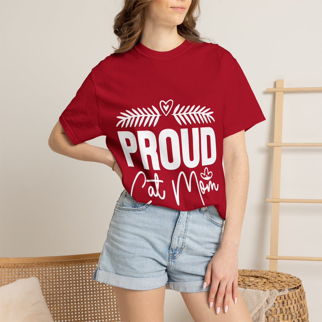 proud cat mom T-shirt
