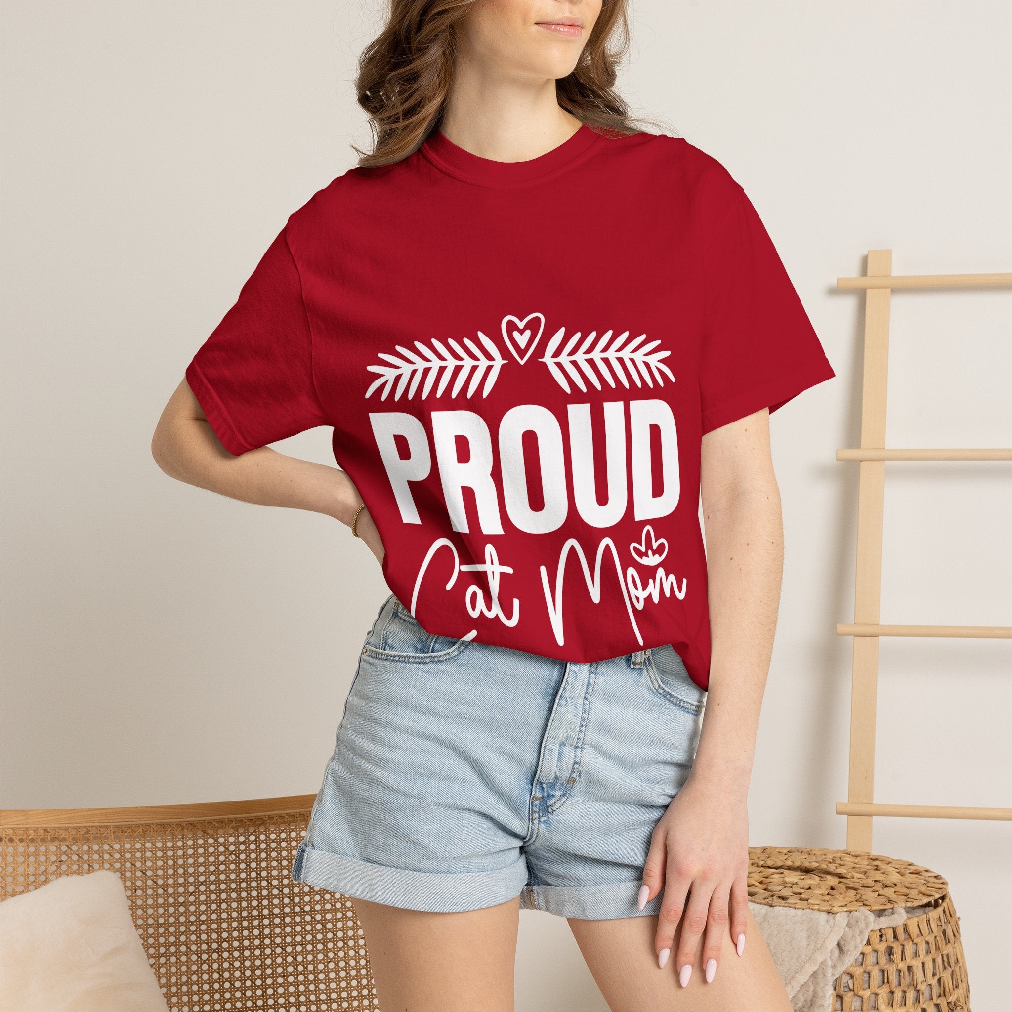 proud cat mom T-shirt