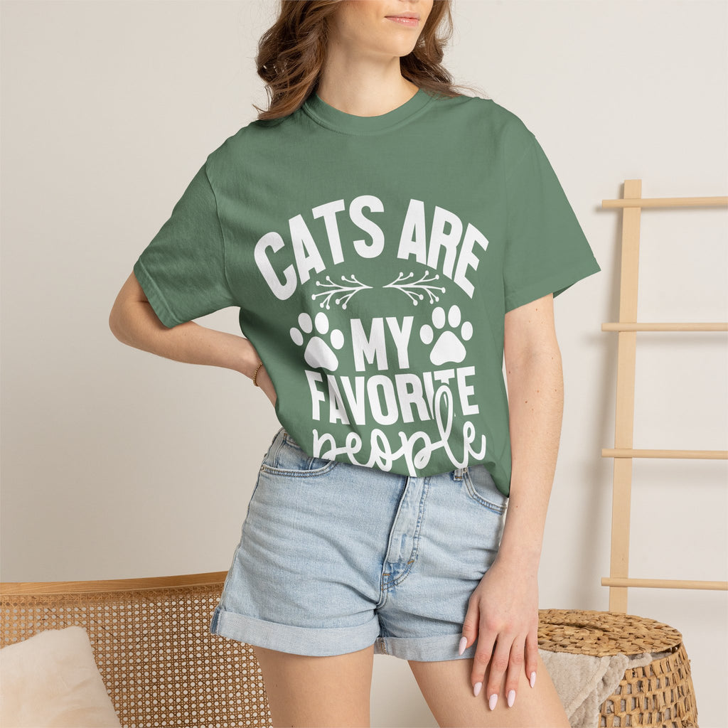 cats are my favorite people T-shirt