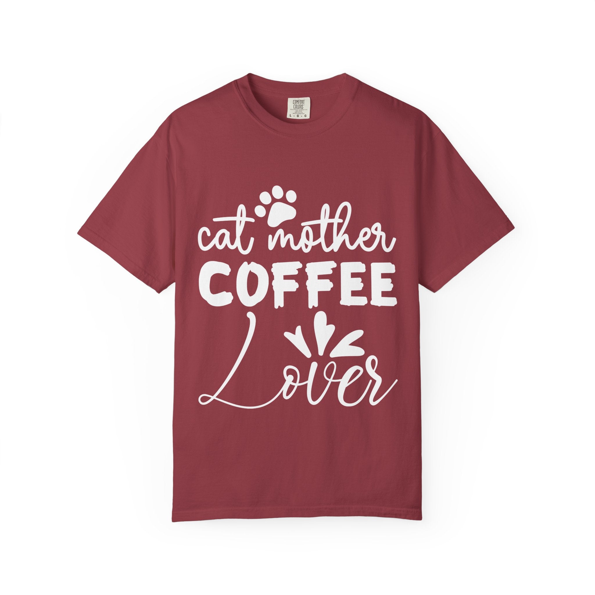 cat mother coffee lover T-shirt
