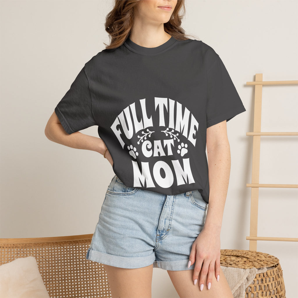 full time cat mom T-shirt