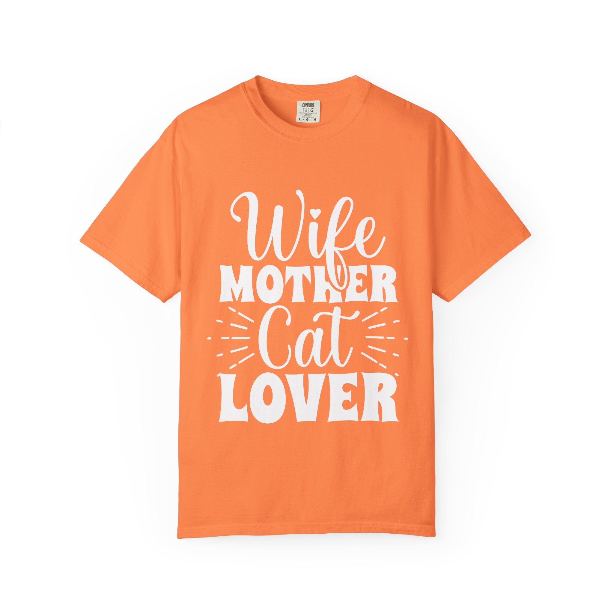 wife mother cat lover T-shirt