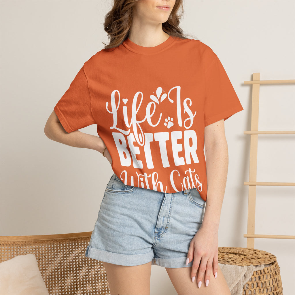 life is better with cats T-shirt