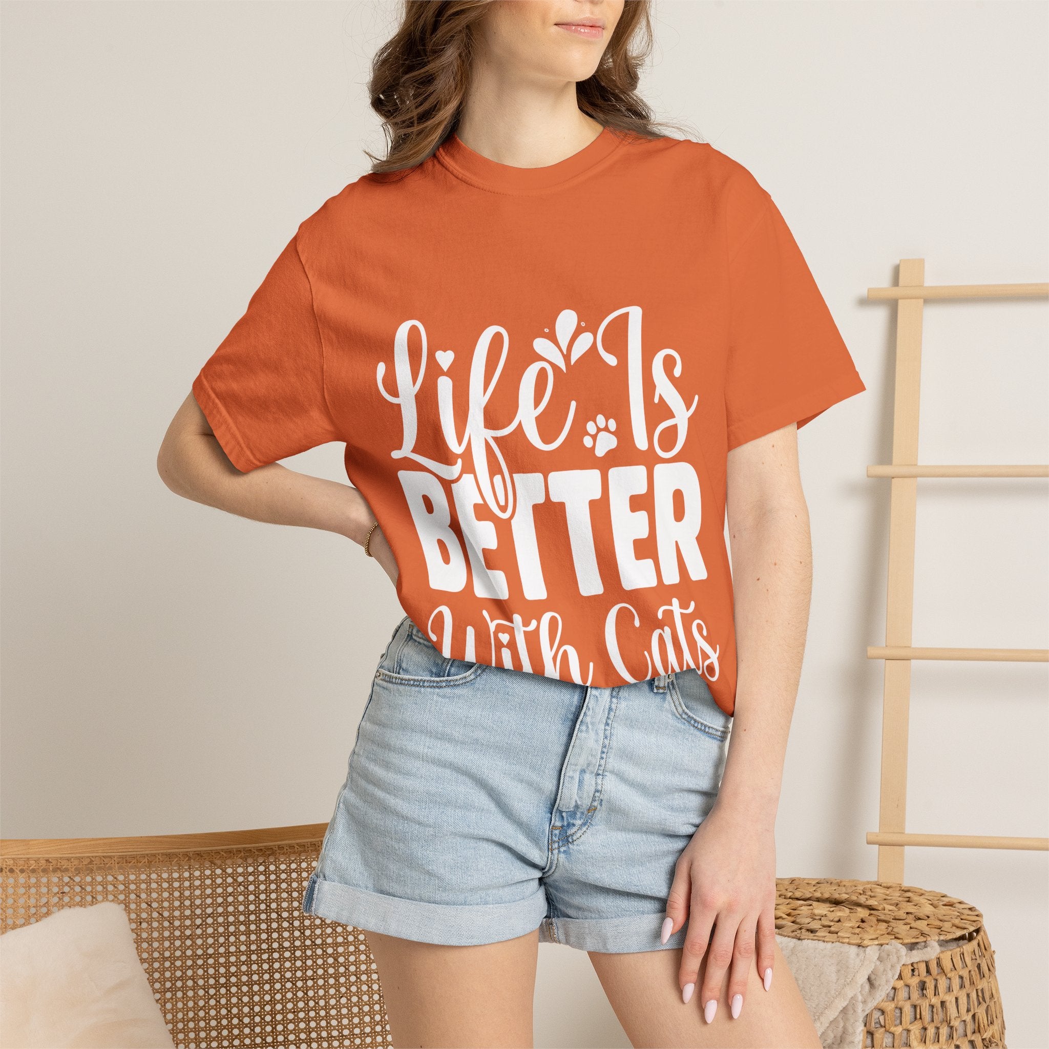 life is better with cats T-shirt