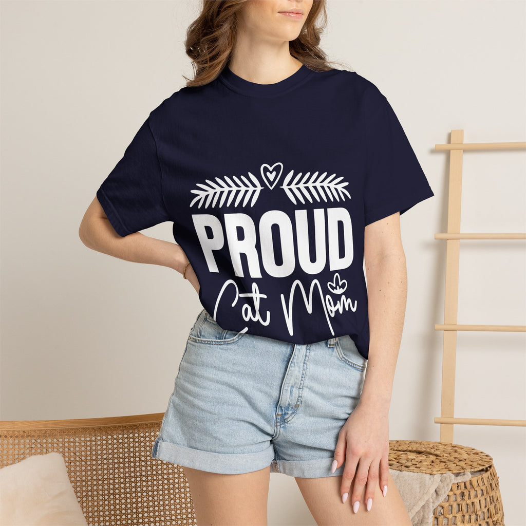 proud cat mom T-shirt