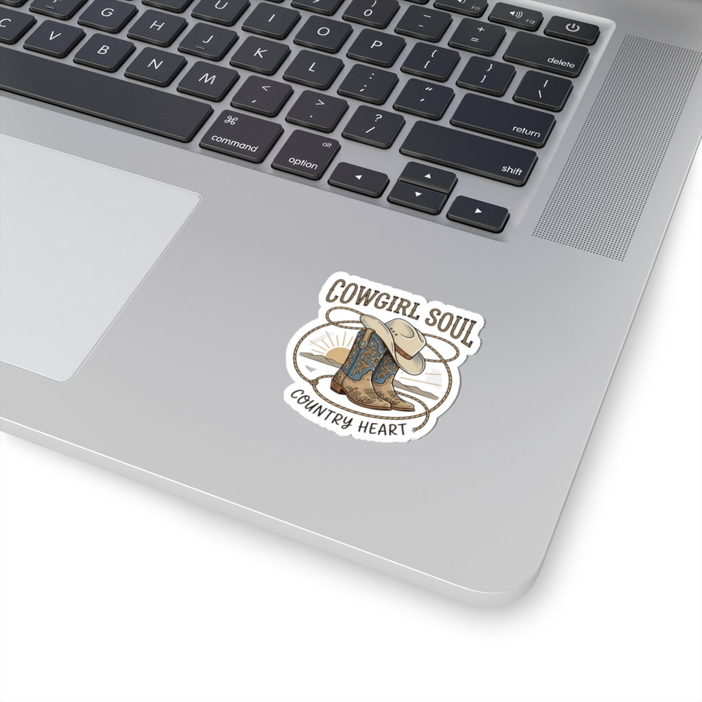 Cowgirl Soul Sticker | Western Ranch, Rustic Prairie Rodeo Decal